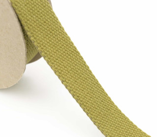 1 Meter Gurtband  - 30mm - Baumwolle - Schilfgrün