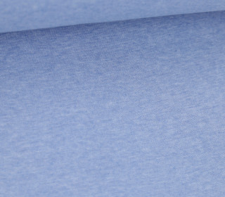 Bündchen Gretje - Glattes Bündchen - Schlauchware - Uni - Hell Meliert - Fernblau - #788
