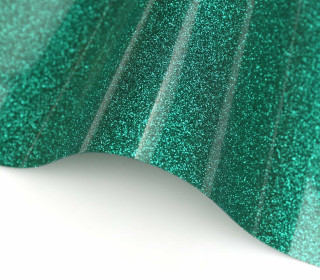 Poli-Flex Pearl Glitter A4 - Poli-Tape - Bügelfolie - Smaragd
