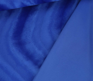 Velours - samtähnliche Textur - Uni - Royalblau