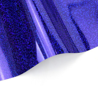 A4 Holographie Flex - Bügelfolie - Blau