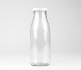 1 Glasflasche - Flasche Zum Kerzenfärben - für Wachs - DipDye - Transparent