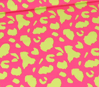 Softshell - Leo Love - Pink/Limettengrün - abby and amy
