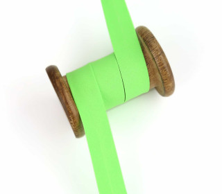 1 Meter Schrägband - 20mm - Neongrün