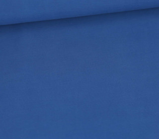 Viskose - Blusenstoff - Mischgewebe -  Sandwashed - Uni - Brillantblau