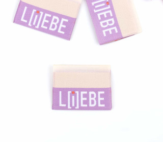 1 Label - L[I]EBE - Lavendel/Elfenbein