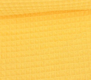 Waffel Piqué - Baumwolle - 275g - Gelb