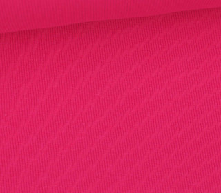 Bündchen Standard - Feine Rippen - Uni - Pink - #733