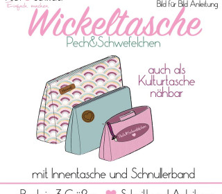 E-Book Wickeltasche Pech&Schwefelchen  in 3 Größen von Pech&Schwefel