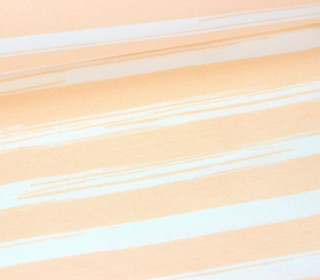 Rib - Painted Stripes - Marshmallow- Bündchenstoff