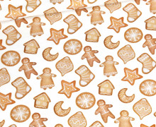 Sommersweat - Gingerbread Mix - Weihnachten - Weiß - Bio Qualität - abby and me