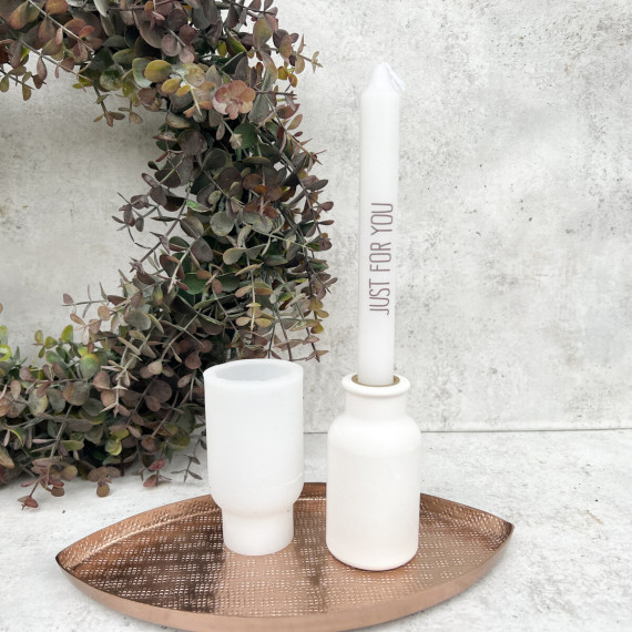 Silikon - Gießform - Kerzenhalter / Vase - 2in1 - vielfältig nutzbar von  Alles für Selbermacher | Happy Ann
