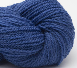 British Blue Wool Fingering - Midnight Blue