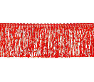 1 Meter Fransenband - Fransenborte - 10cm - Rot