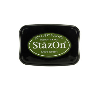 1 Stempelkissen - Säurefrei - StazOn - Olivgrün
