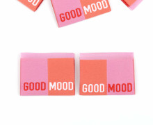 1 Label - GOOD MOOD - Orangerot/Rosa