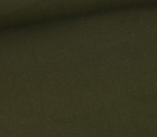 Canvas - feste Baumwolle - 252g - Uni - Olivegrün Dunkel