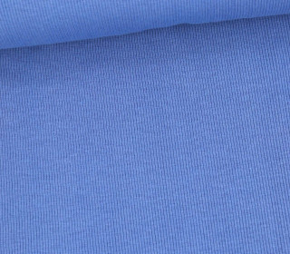 Bündchen Standard - Feine Rippen - Uni - Brillantblau - #311