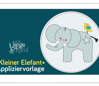 Applikationsvorlage - Kleiner Elefant