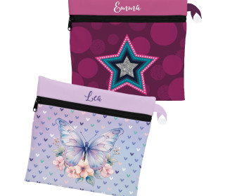 DIY-Nähset - 2 Wetbags - Softshell - Star Appeal & Butterfly Dreams