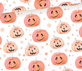 Jersey - Spooky Boo - Pumpkin Parade - Orange - Weiß - Halloween - Bio Qualität - abby and me