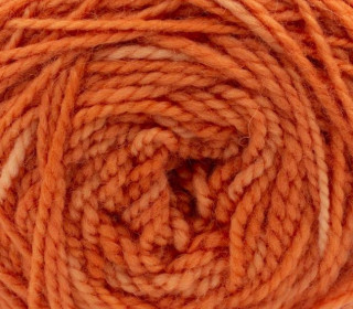 Merino Twist Yarn solids handgefärbt - Carrot Juice