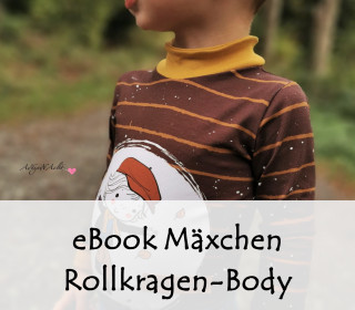 eBook Rollkragen-Body Mäxchen Gr. 44-110 A4 & Großformat