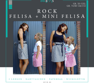 Kombi-Ebook Rock FELISA XS-XXL und mini FELISA 74/80-146/152