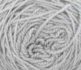Merino Twist Yarn solids handgefärbt - Silver Fox