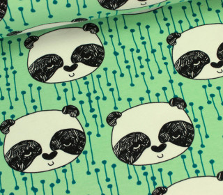 Sweat - Bio Qualität - Panda - Bären - Grün -Andrea Lauren