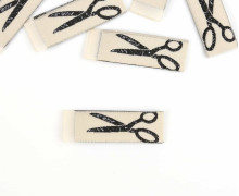 1 Label - Scissors - Klein - Beige