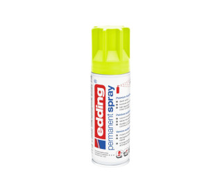 1 Permanentspray - Premium Acryllack - edding 5200 - Neongelb Matt (col. 965)