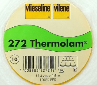 1 Meter Vlieseline - Volumenvlies 272 Thermolam von Freudenberg
