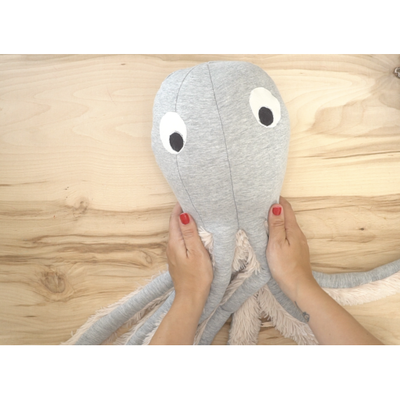Schnittmuster Kuscheltier Octopus Otto / DIY Mamis
