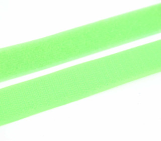 1 Meter Klettband - Klettverschluss - Zum Nähen - Hook & Loop - 25mm - Gelbgrün