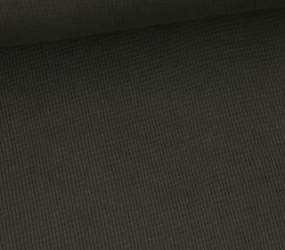 Waffelstrick-Jersey Light - Feine Struktur - Baumwolle - 200g - Schokoladenbraun