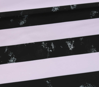 Softshell - Fleece - BLACK stripes - Flieder - Anlukaa - abby and amy
