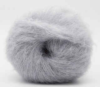 Baby Silk Fluffy Solid - Hellgrau