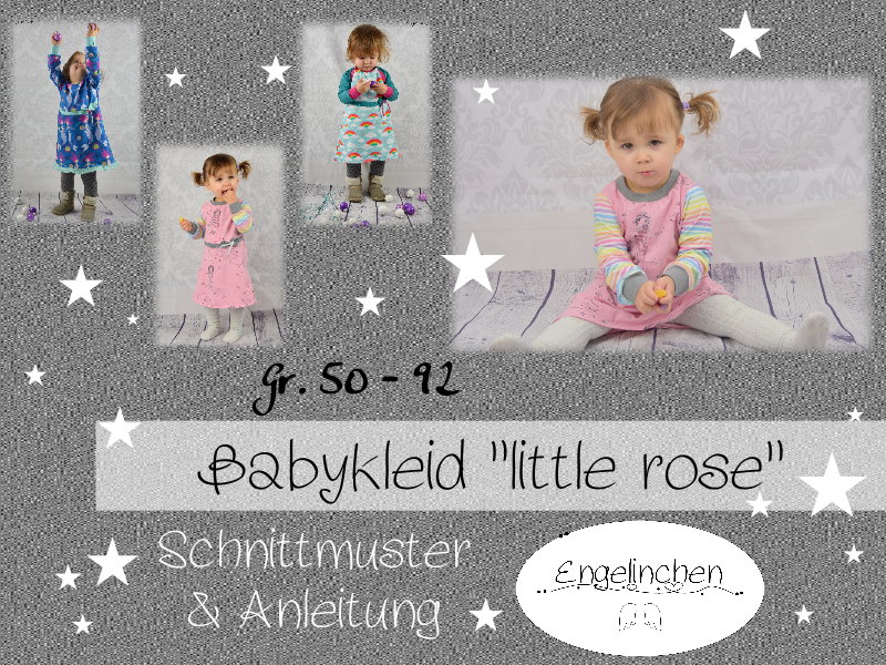 Ebook - Babykleid "LITTLE ROSE" Gr. 50-92 - Engelinchen