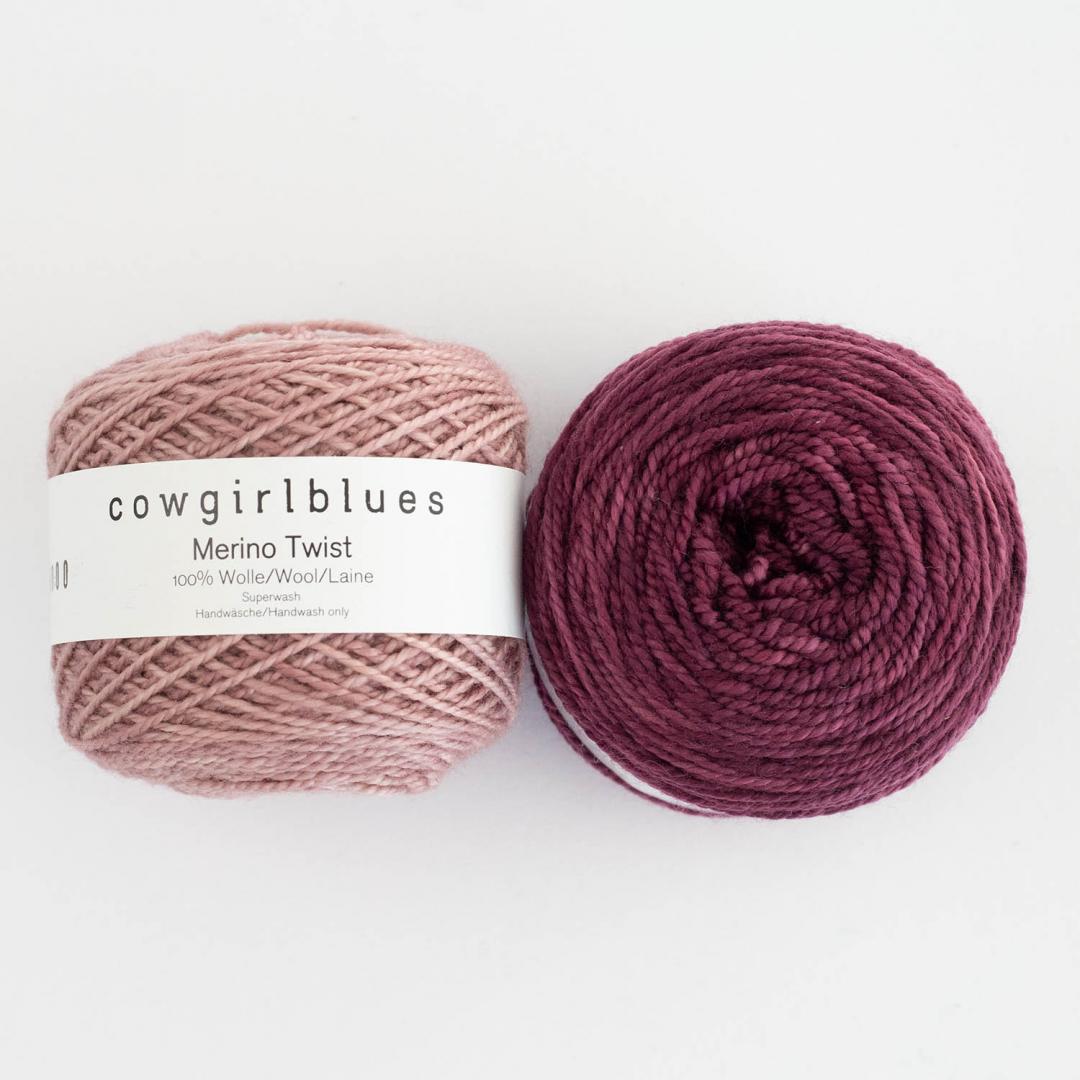 Merino Twist Yarn solids handgefärbt - Natural